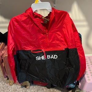 Custom Made Windbreaker “She Bad”